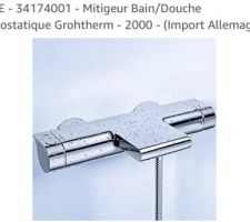Mitigeur de la baignoire pour notre salle de bain!