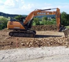 Terrassement en cours