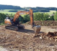 Terrassement en cours