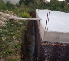 Voila la dalle du RDC.