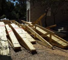 Fermettes pour les 4 toitures