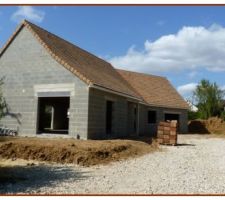 La maison est mise hors d'eau