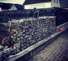 Remplissage gabion