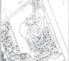 Plan situation de terrain sur le lotissement