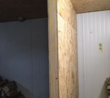 Garage cloison pour aménagement.