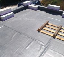 Pose EPDM toit terrasse