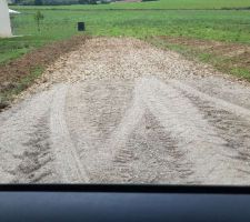 Chemin carrossable pour les engins