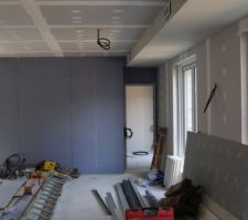 Cloisons presque terminées