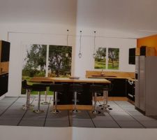 Plan de la future cuisine ixina