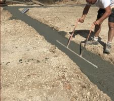 Coulage des fondations