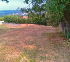 Vue du terrain partie supérieure
