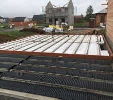 Pr&eacute;paration de la dalle