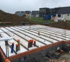 Pr&eacute;paration de la dalle