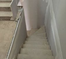 Placo escalier