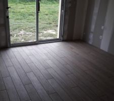 Carrelage Chambre terminé