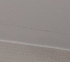 Fissure plafond