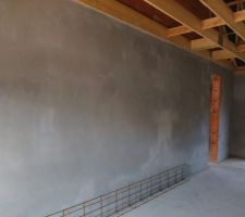 Enduit Ciment à peindre pour le garage