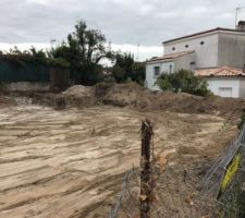 Décaissement pour les fondations