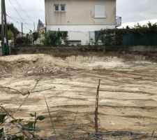 Décaissement pour les fondations