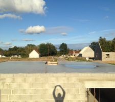 Dalle &eacute;tage coul&eacute;e