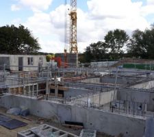 Vue du chantier partie nord