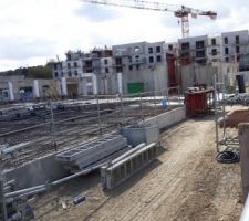 Vue du chantier partie sud