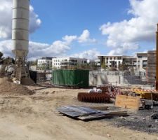 Vue du chantier côté nord