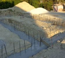 Coulage des fondations