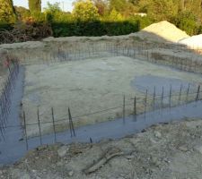 Coulage des fondations