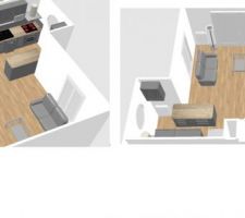 Plan 2 (projet en gardant le radiateur cot&eacute; cuisine)
