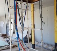 La future trémie ou sera installé l'escalier qui mène à la chambre de notre fille