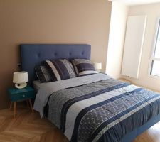 Chambre parent - Bleu-marron