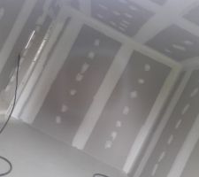 Placo chambre terminé