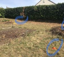 Le g&eacute;om&egrave;tre est pass&eacute; sur le terrain pour l?implantation des piquets d&eacute;limitant la surface de la maison. 
Je constate une longueur de 10m sur 10m. Cet &eacute;cart de 1 a 2m de plus permettant s&ucirc;rement aux ouvrier de mieux travailler pour les fondations.
Restant dans l?attente de l?intervention du terrassier je vous vous tiendrai au courant prochainement.