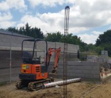 Carport / local technique