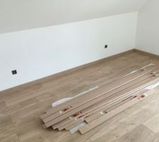 Parquet identique dans toutes les chambres et la mezzanine