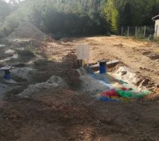 Travaux viabilisation en cours