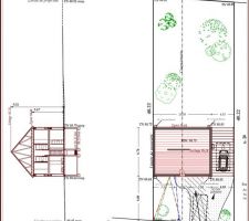 L'id&eacute;e de l'impl&eacute;mentation de la maison et la superficie du Terrain &eacute;galement