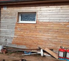 Nettoyage du bardage &agrave; la brosse du karcher