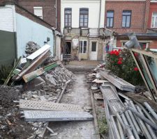 Préparation du terrain pour l'extension