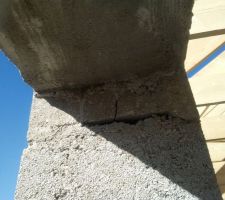 Fissure sous linteau