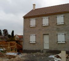 Menuiseries posées et fermées