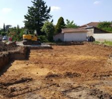 Terrassement terminé!