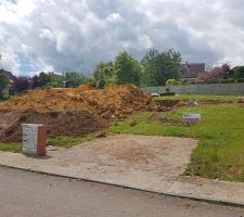 PREMIER COUP DE PELLE DU TERRASSIER