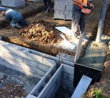 Coulage et jonction avec VS garage