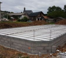 Juillet pr&eacute;paration dalle