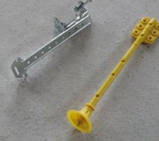 Accroches utilisées pour plafond suspendu