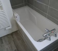 Faïence salle de bain terminée
