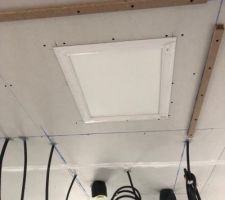 Placo en cours : le plafond de l?etage