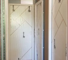 Couloir étage + plenum de reprise clim gainable au plafond